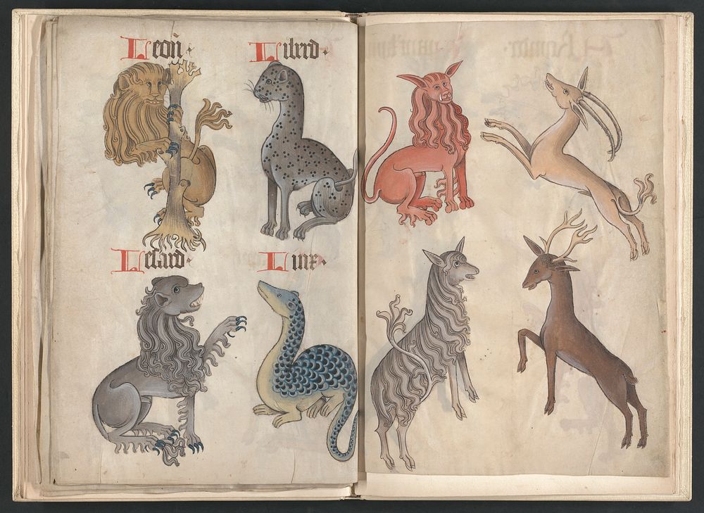 Vintage bestiary illustration showing multiple mythological creatures in an old manuscript style, used to represent global folklore beings.